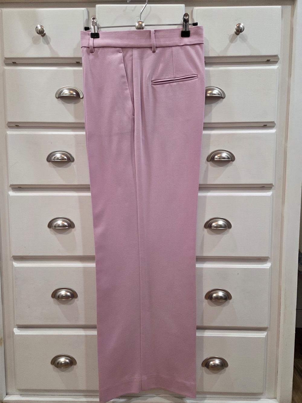 Ann Taylor Pastel Lilac Wide-Leg Trousers - Picture 3 of 10